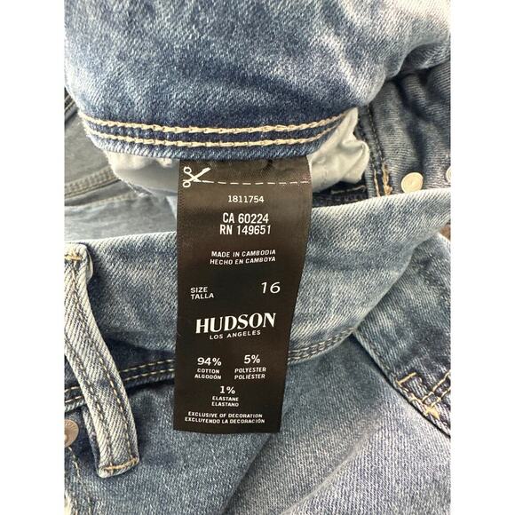 Hudson Jeans, Women's Slim High-Rise Straight Leg Jeans, Size 16, Like New - Picture 5 of 5